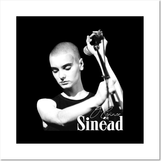 Sinead O'Connor retro 90s Wall Art by jeffreybeard
